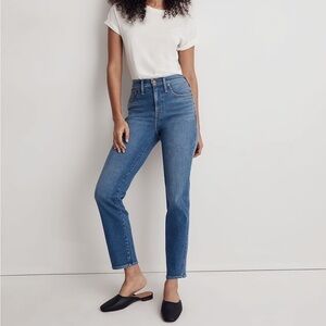 Madewell stovepipe jeans leaside wash